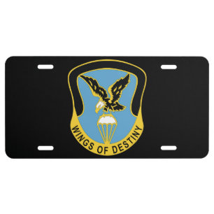 DUI - Aviation Brigade, 101st Airborne Division License Plate