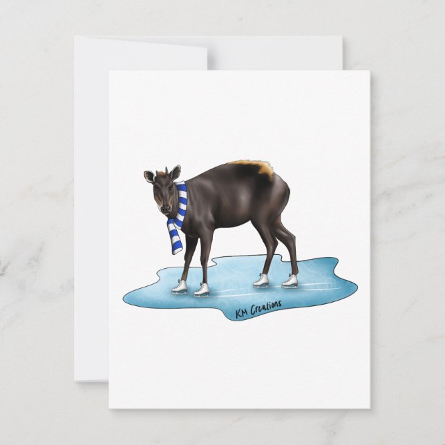 Duiker - holiday card (Front)