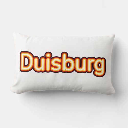Duisburg Deutschland Germany Lumbar Pillow