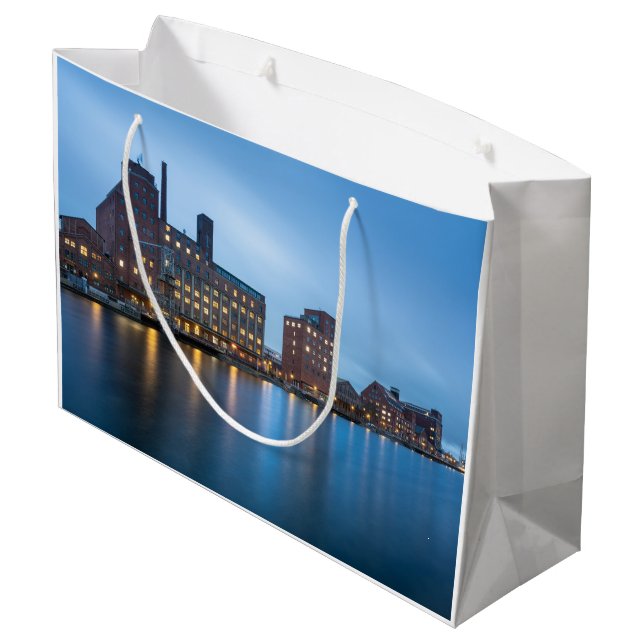 Duisburg Germany Large Gift Bag (Back Angled)