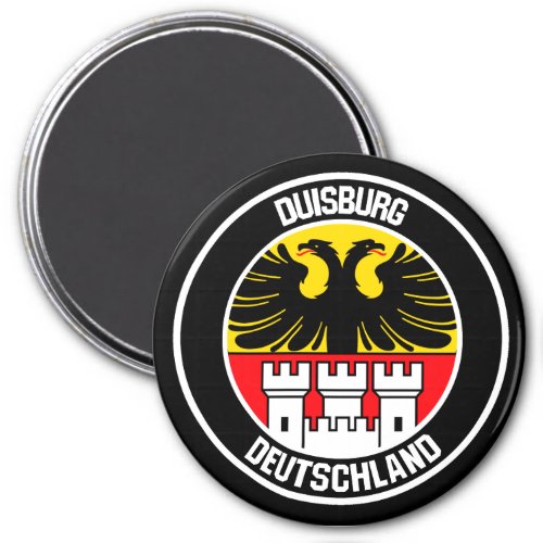 Duisburg Round Emblem Magnet