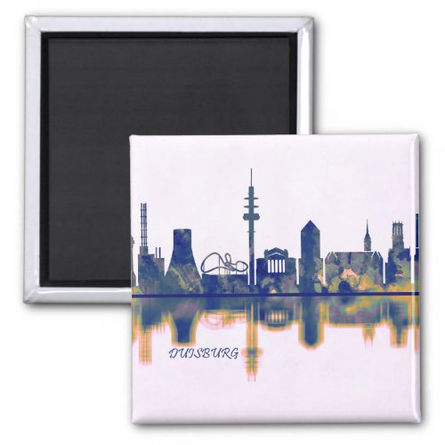 Duisburg Skyline Magnet