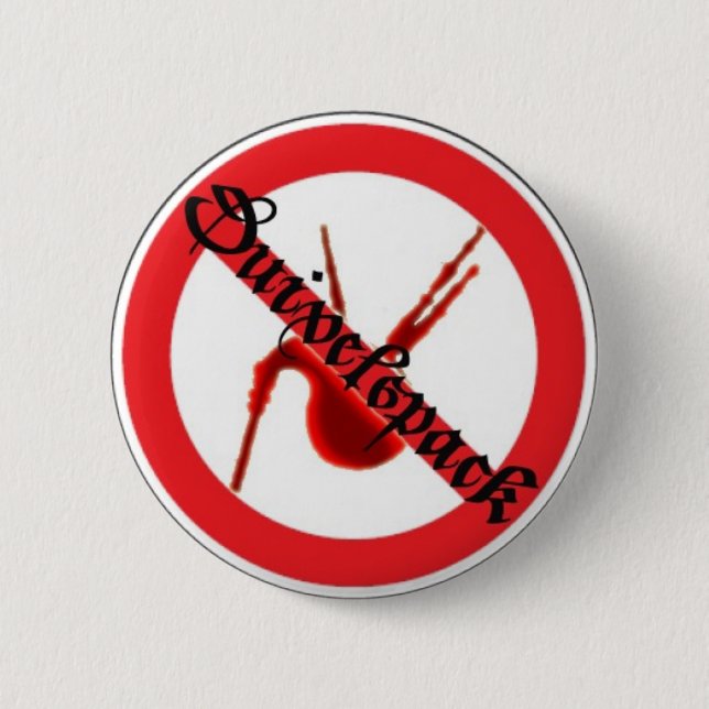 Duivelspack - Dual Sack Ban button (Front)