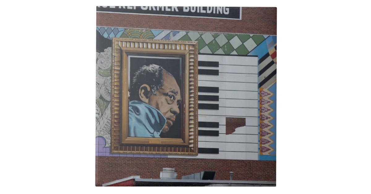 Duke Ellington Wall Mural Iconic Dc Landmark Ceramic Tile