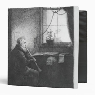 Duke Esterhazy Playing the Clarinet, 1809 3 Ring Binder