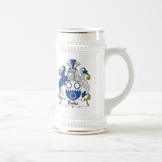 Duke Family Crest Beer Stein (Right)