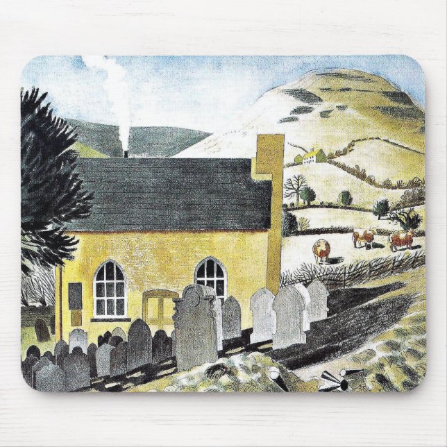 Duke of Herefords Knob & Baptist Chapel Mouse Pad (Front)