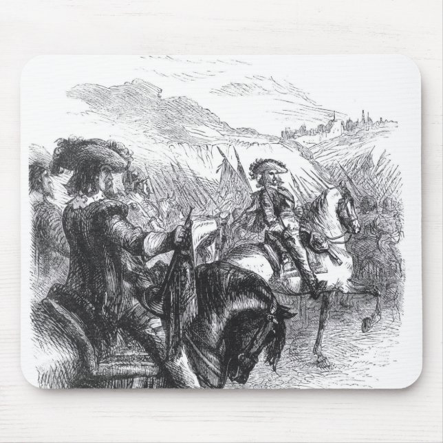 Duke of Monmouth  Advancing on Taunton Mouse Pad (Front)