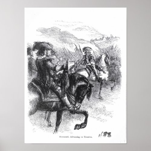 Duke of Monmouth  Advancing on Taunton Poster