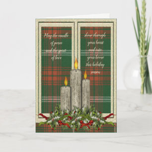 Duke of Rothesay Hunting Tartan Christmas Holiday Card