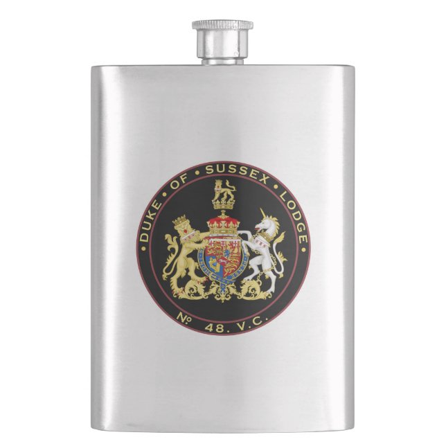 Duke of Sussex No. 48 Lodge Flask (Front)