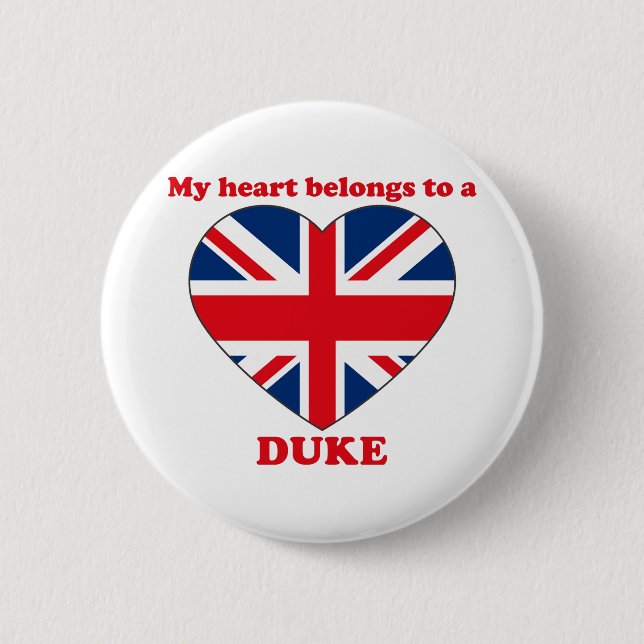 Duke Pinback Button (Front)