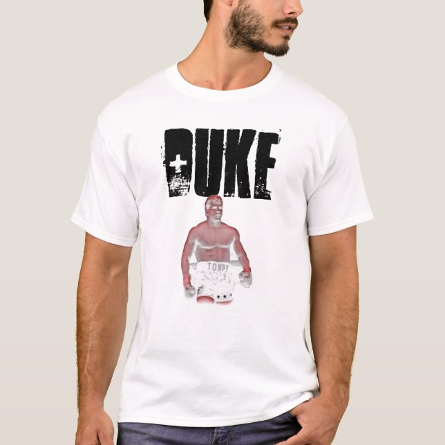 Duke_Red (Reg White T-Shirt) T-Shirt (Front)