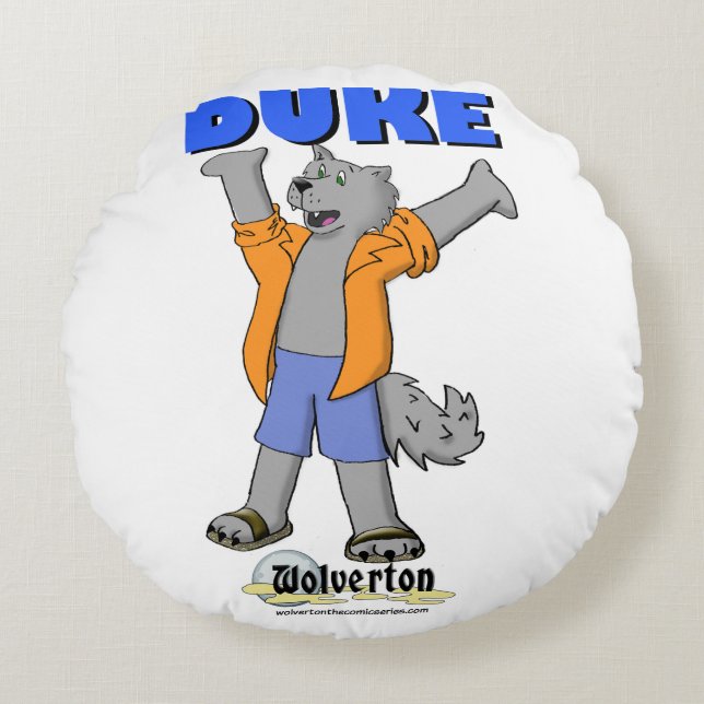 Duke Round Pillow (Front)
