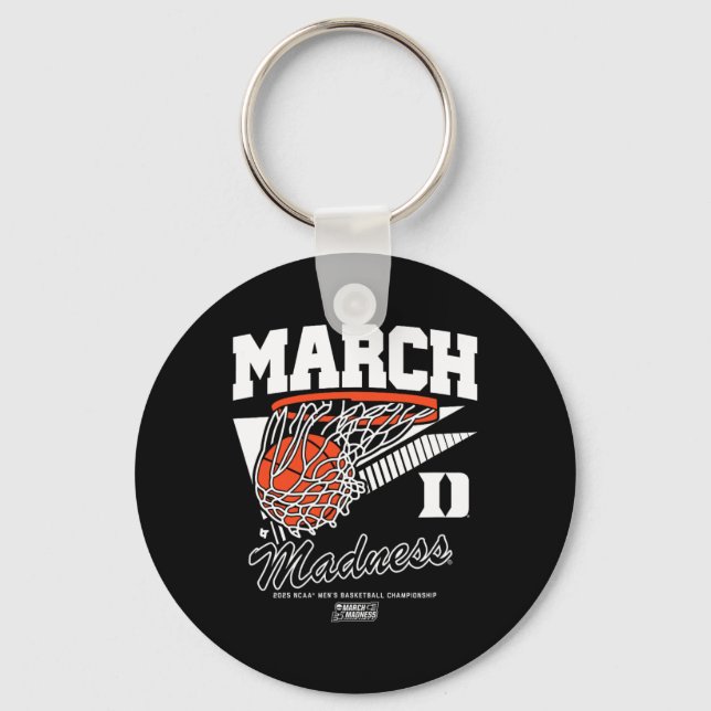 Duke Sketll - 2025 March Madness Sketll - Ncaa  Keychain (Front)