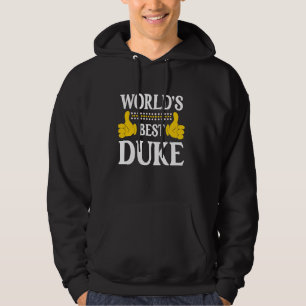 Duke Surname Funny Team Family Last Name World's B Hoodie
