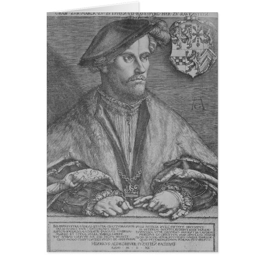 Duke Wilhelm V of Cleve, 1540 Cards (Front)