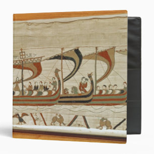 Duke William and his fleet cross the Channel 3 Ring Binder