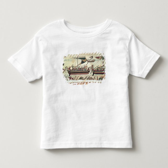 Duke William and his Fleet Cross the Channel to Pe Toddler T-shirt (Front)