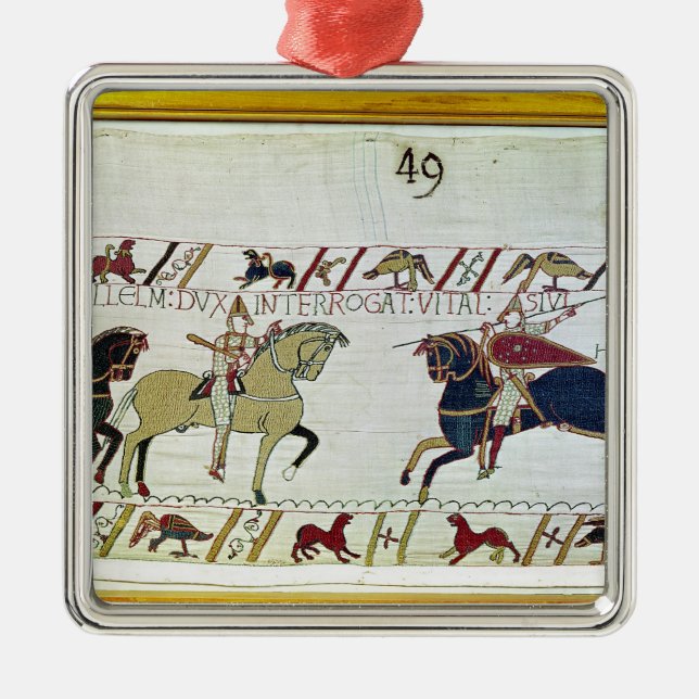 Duke William asks Vital Metal Ornament (Front)