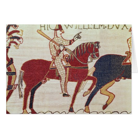 Duke William exhorts his troops Cards (Front Horizontal)