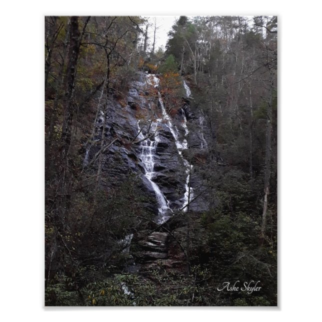 Dukes Creek Falls Photo Print (Front)