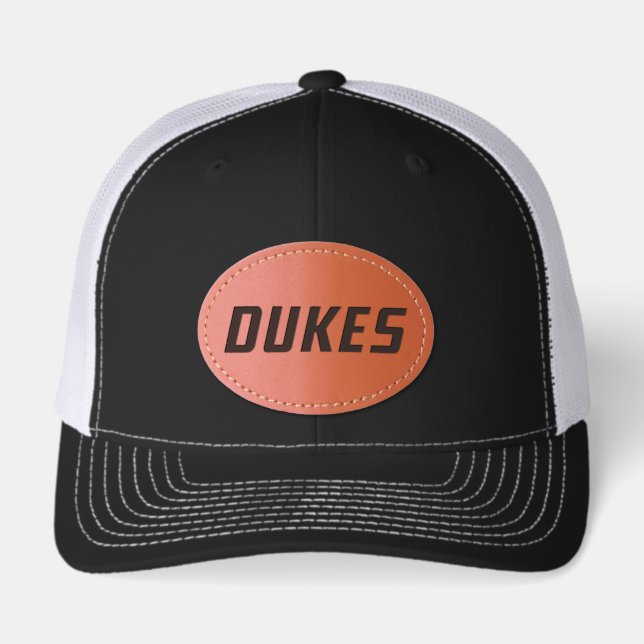 Dukes Leather Patch Hat (Front)