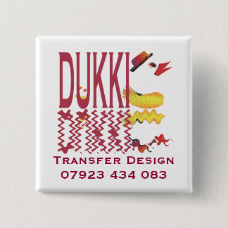 Dukki Badge Pinback Button