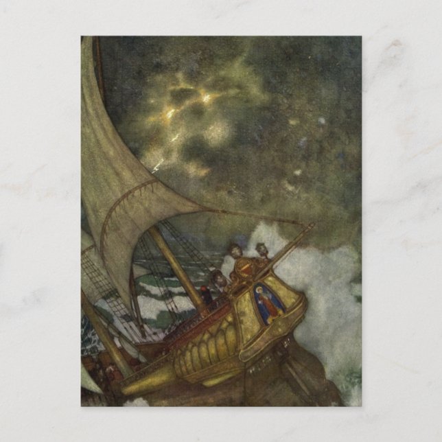 Dulac's The Tempest Postcard (Front)