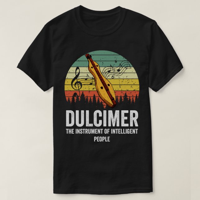 dulcimer instrument T-Shirt (Design Front)