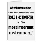 Dulcimer Most Important Instrument (Front)