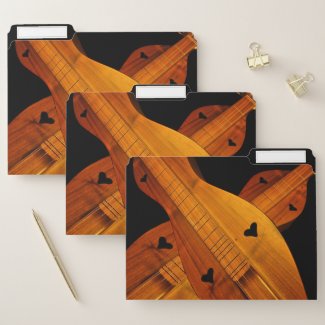 Dulcimer Musical Instruments File Folder Set