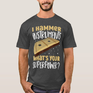 Dulcimerist Dulcimers Music Hammered Dulcimer vint T-Shirt