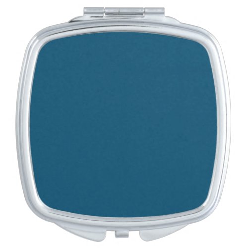 Dull BlueDusky BlueFaded Jade Compact Mirror