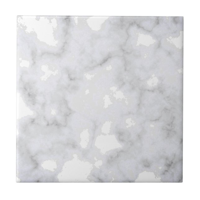 Dull gray marble look ceramic tile (Front)