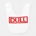 Dull Stamp Baby Bib