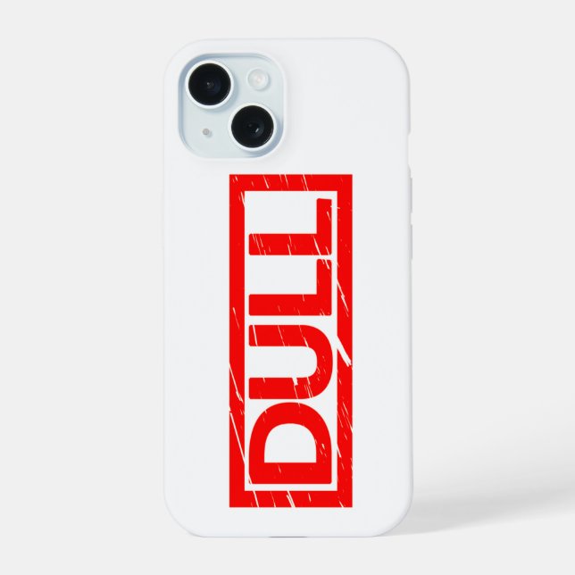 Dull Stamp Iphone Case (Back)