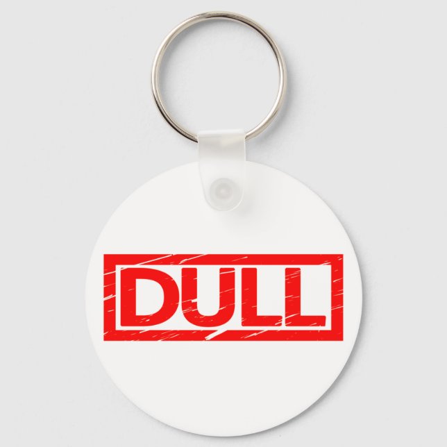 Dull Stamp Keychain (Front)