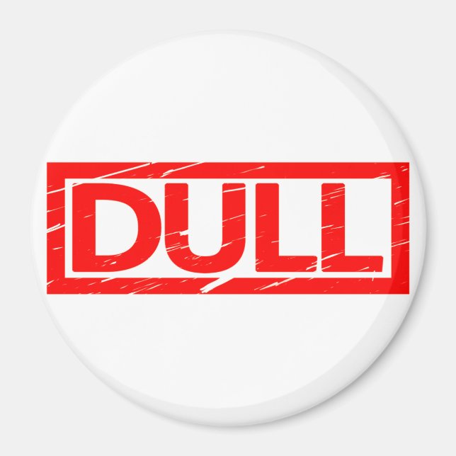 Dull Stamp Magnet (Front)