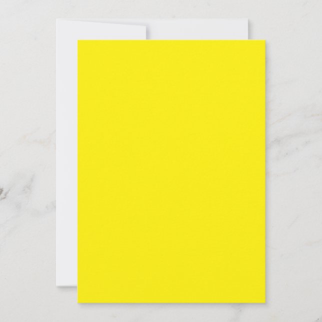 Dull Yellow,Golden Dream,Light Gold, Invitation (Front)