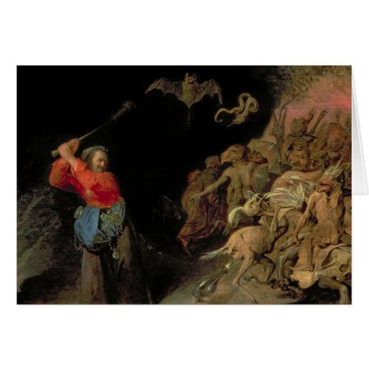 Dulle Griet raiding Hell Cards (Front Horizontal)