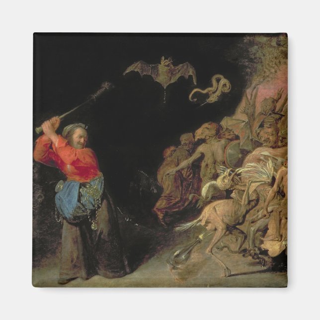 Dulle Griet  raiding Hell Magnet (Front)