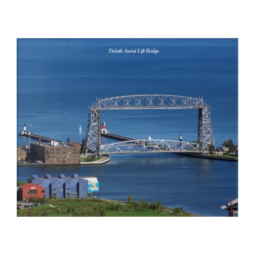 Duluth Aerial Lift Bridge acrylic wall art