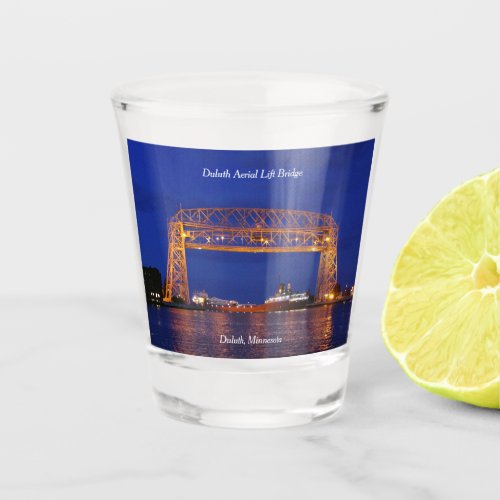 Duluth Aerial Lift Bridge  John G Munson Shot Glass