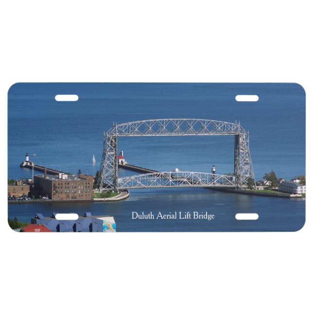 Duluth Aerial Lift Bridge license plate (Front)