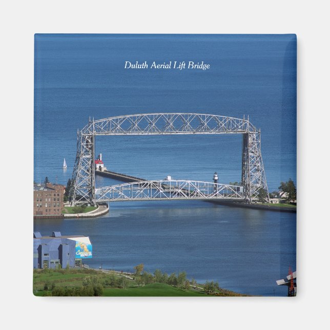 Duluth Aerial Lift Bridge magnet (Front)