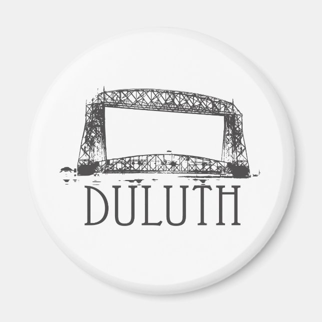Duluth Aerial Lift Bridge Magnet (Front)
