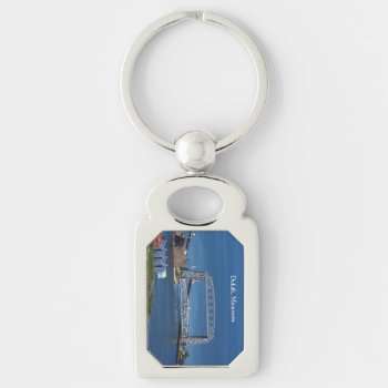 Duluth Aerial Lift Bridge Metal Key Chain by Capts_Nature_Store at Zazzle