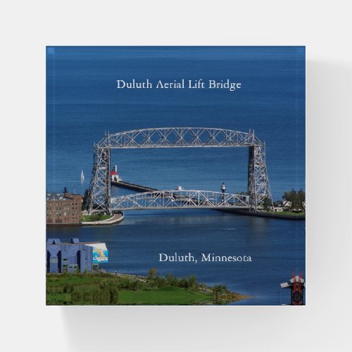 Duluth Aerial Lift Bridge paperweight