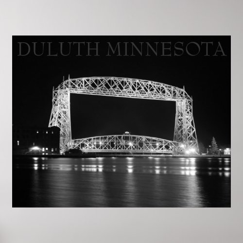 Duluth Aerial Lift Bridge photo Poster